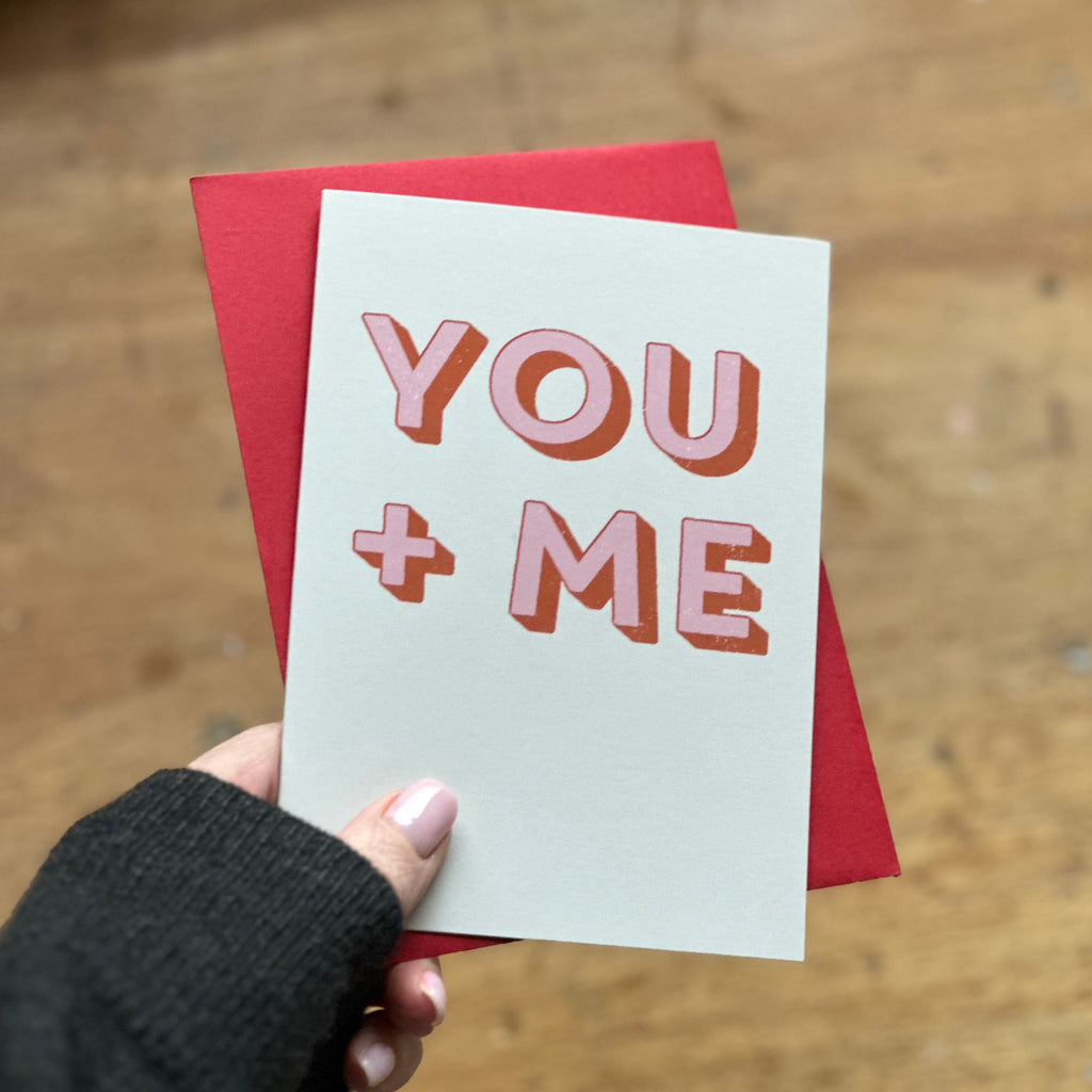 You + Me Card