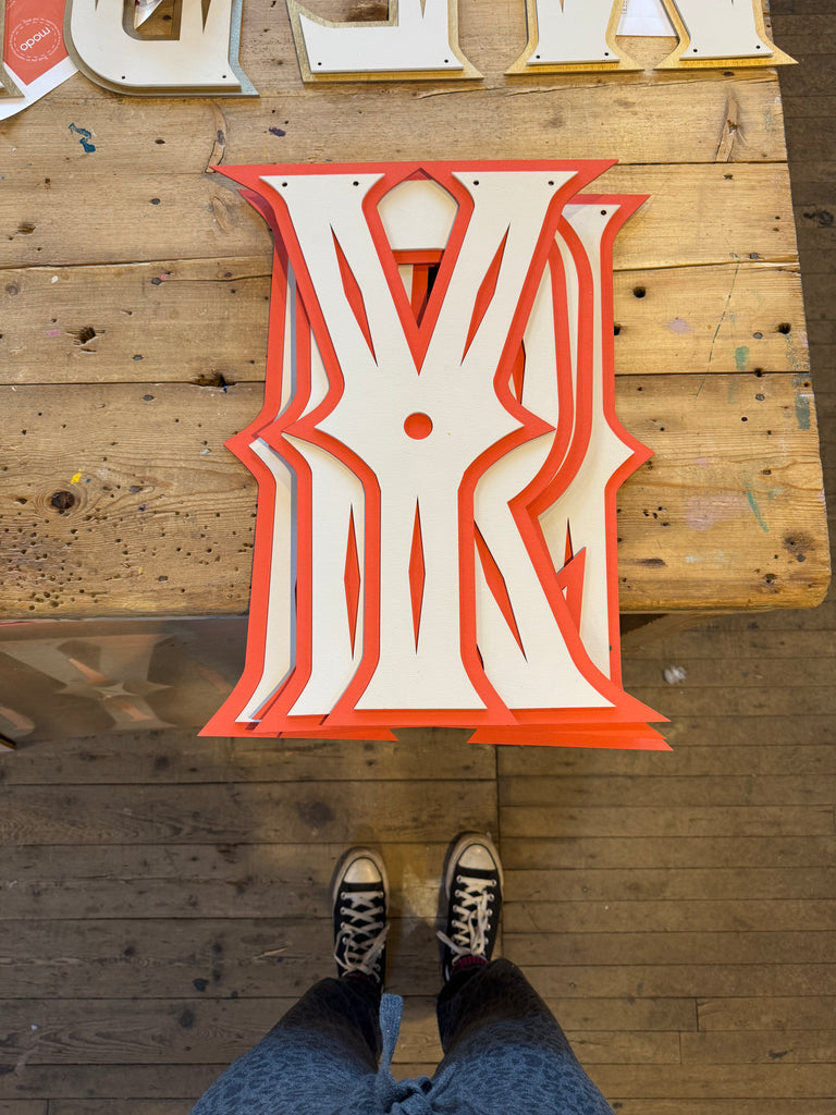 One-off Painted Backboard Signs – Modo Creative
