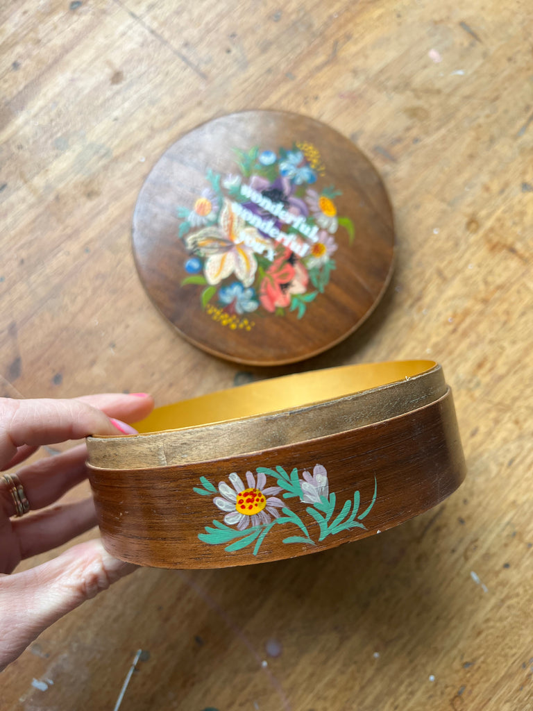 Wooden Floral Box