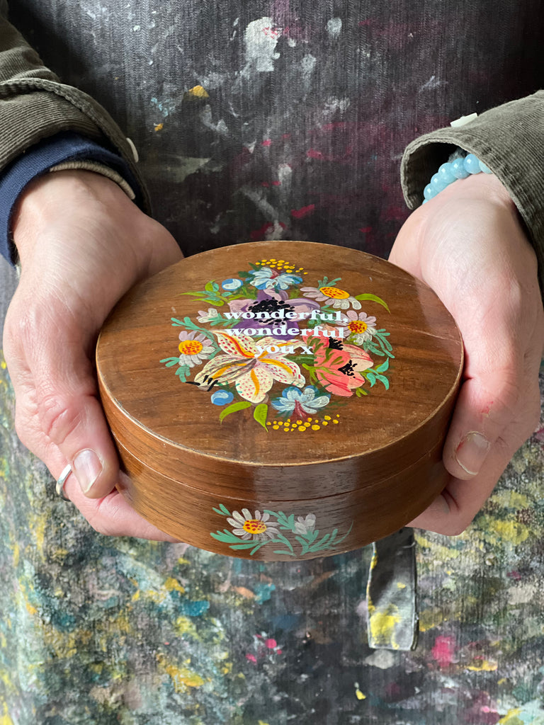 Wooden Floral Box