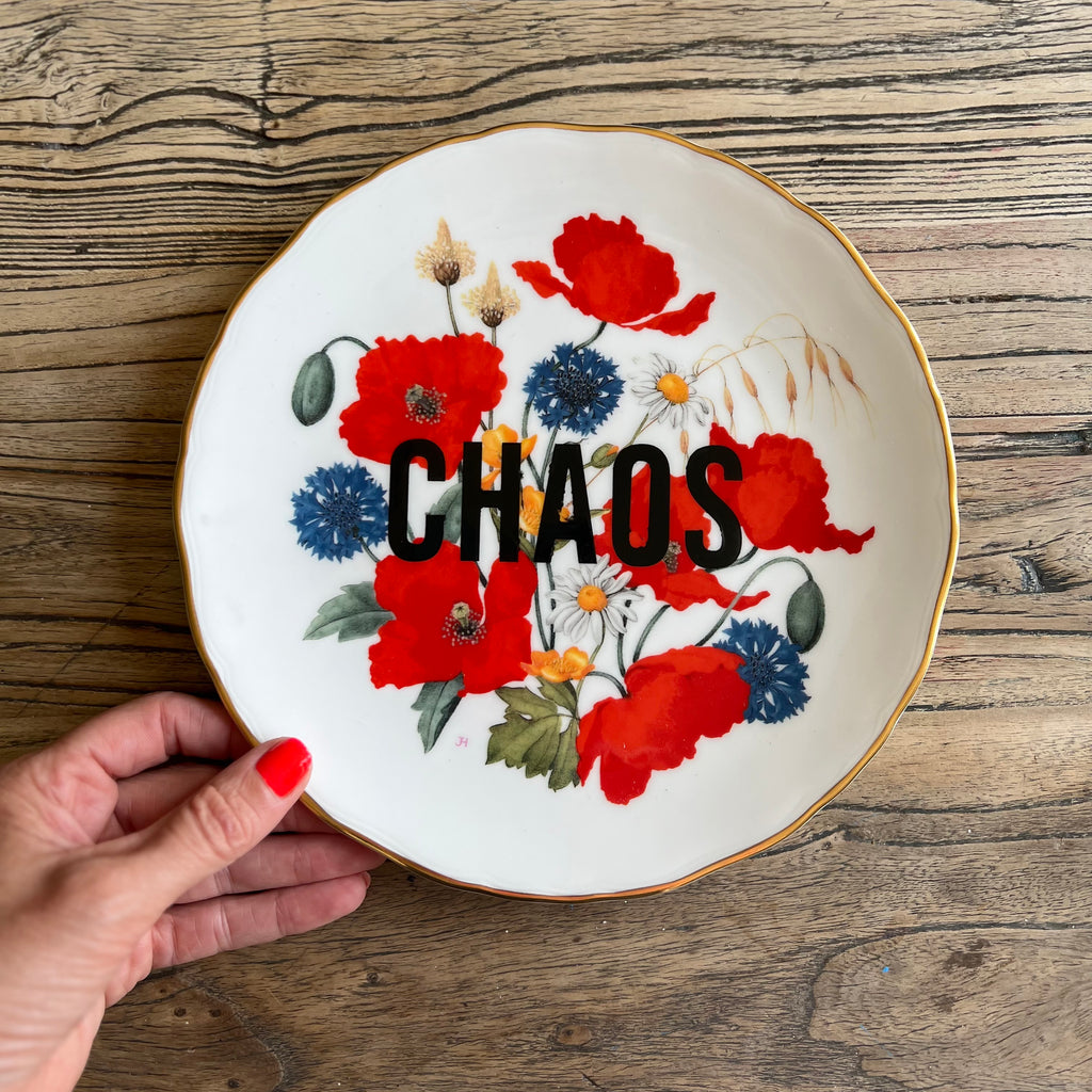 CHAOS Floral Display Side Plate