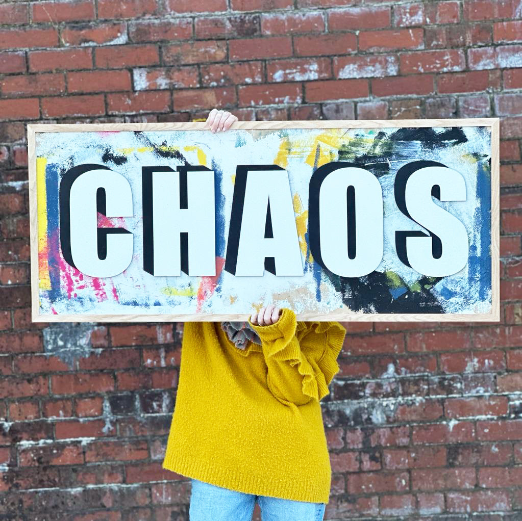 Chaos One Off Backboard Sign