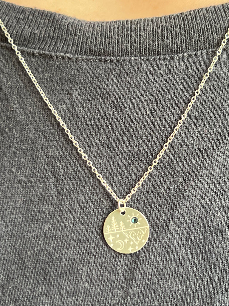 Sterling Silver Adventure Pendant Necklace