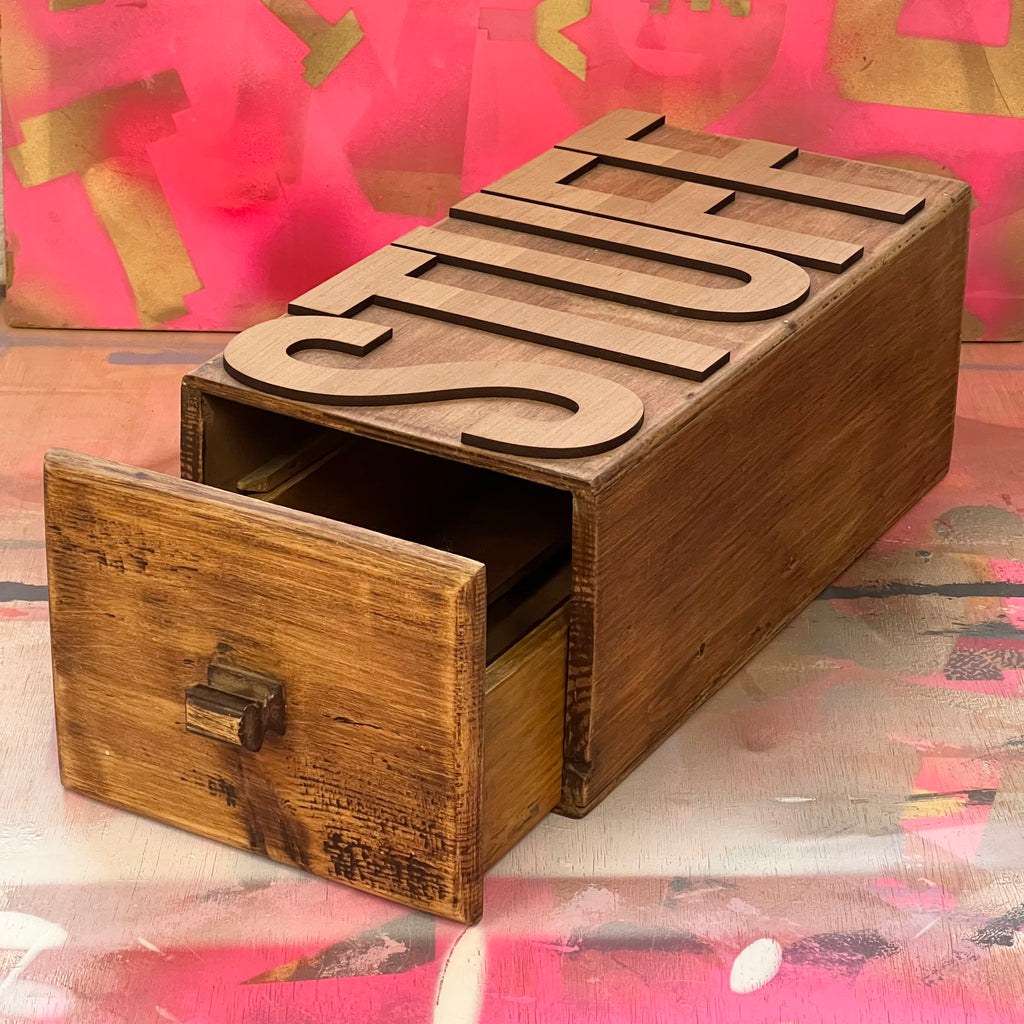 Vintage Wooden Stuff Drawer – Modo Creative
