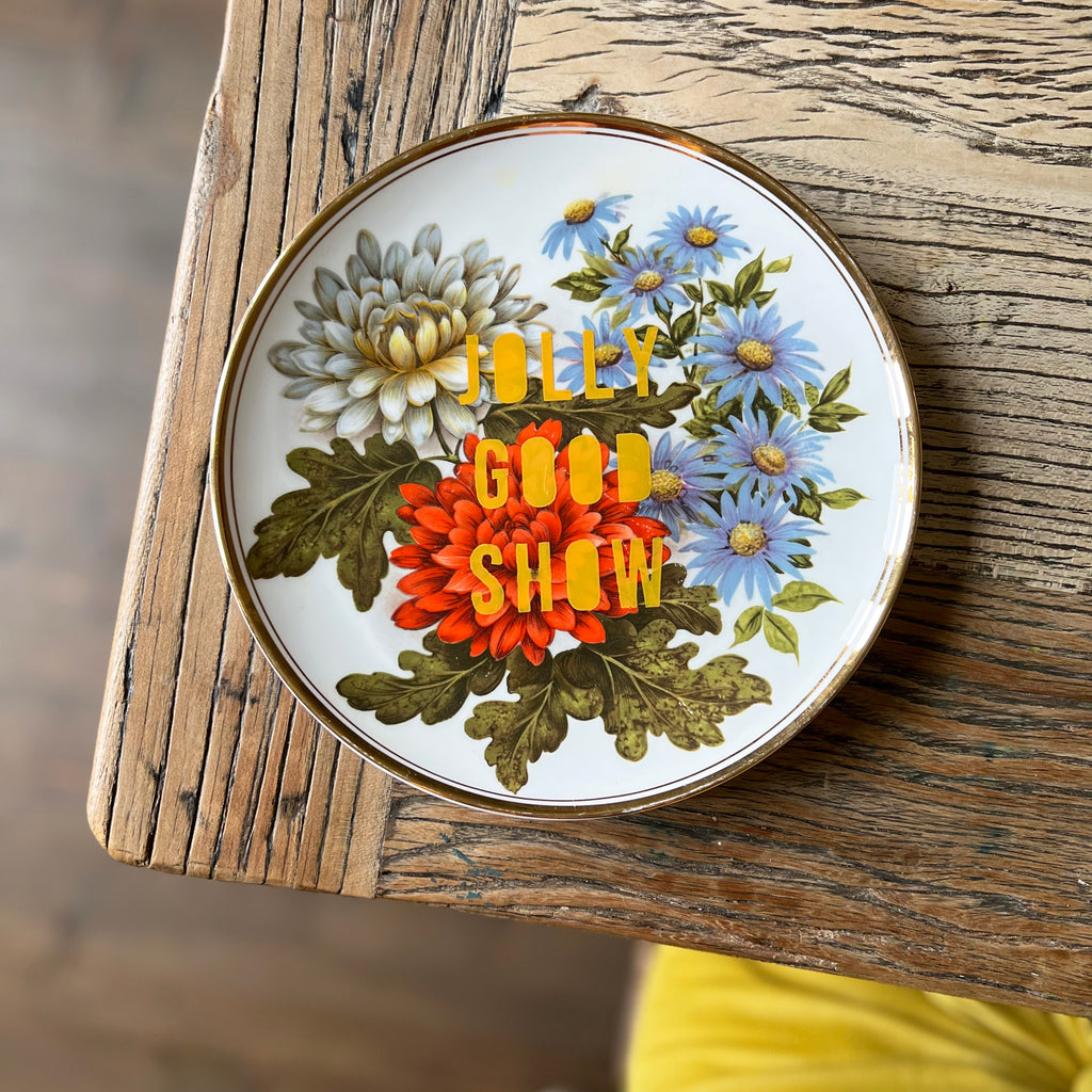 JOLLY GOOD SHOW Floral Side Plate