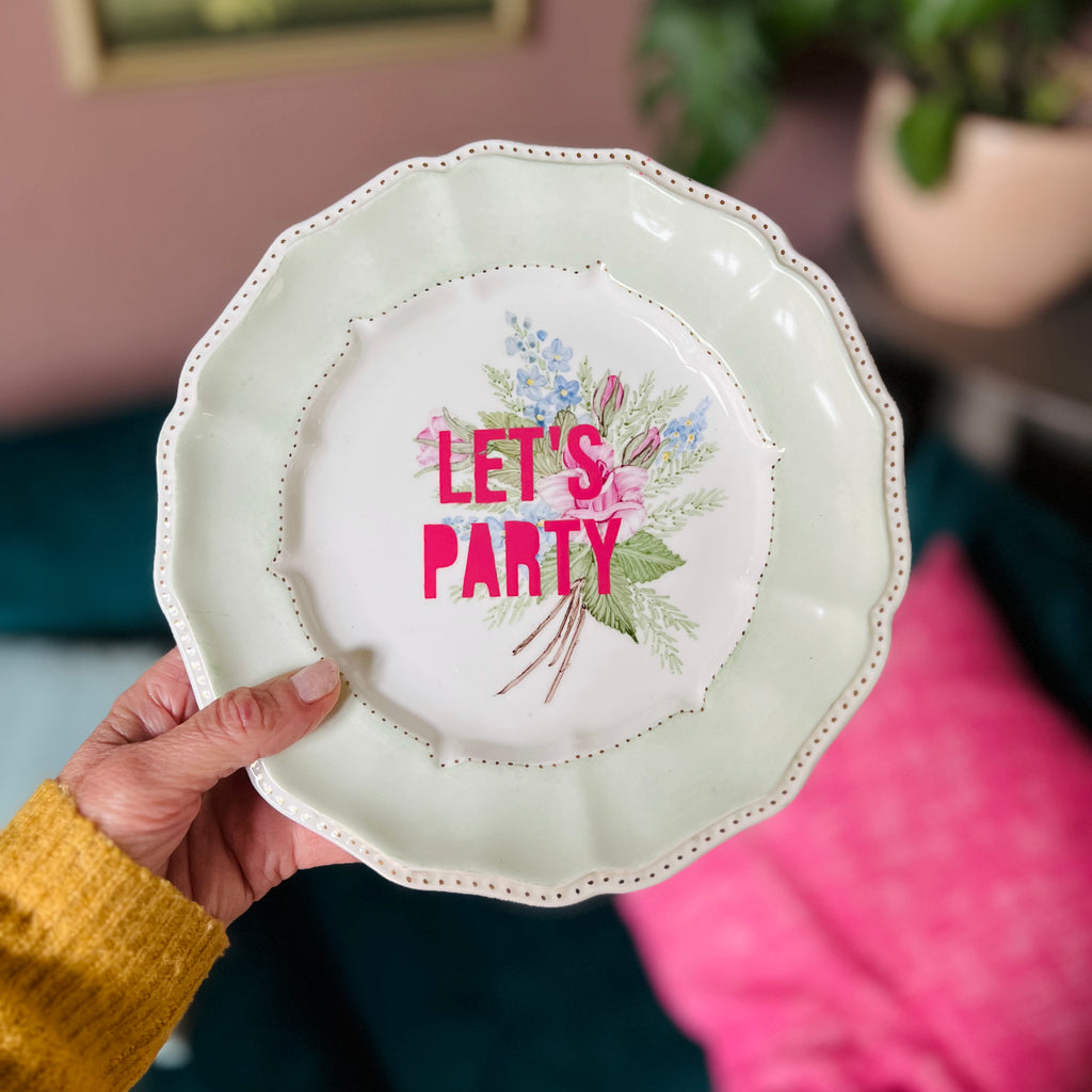 LET'S PARTY Pretty Side Plate