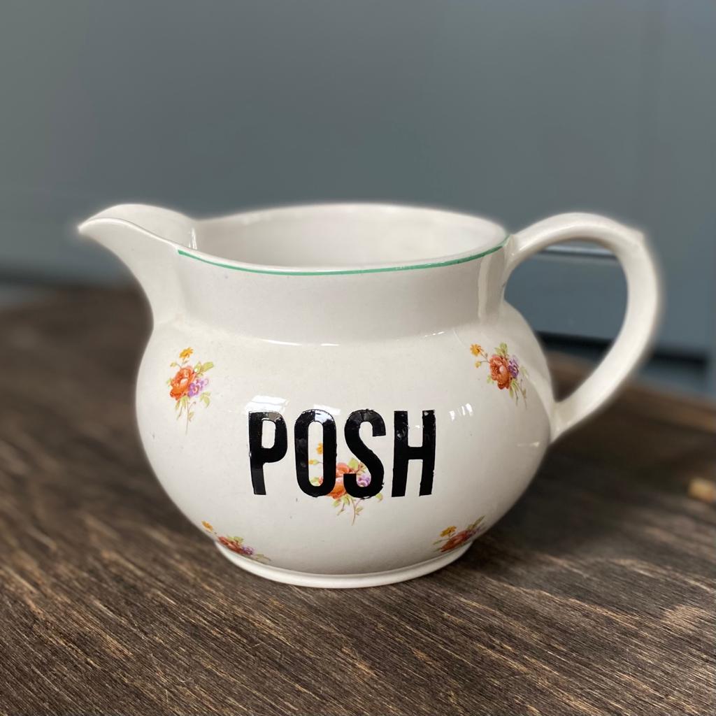 'POSH' Ceramic Jug with Floral Design