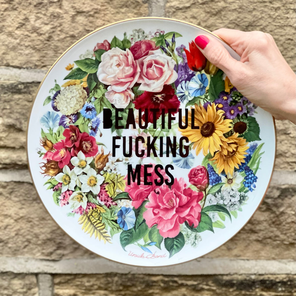 Beautiful Mess Floral Plate