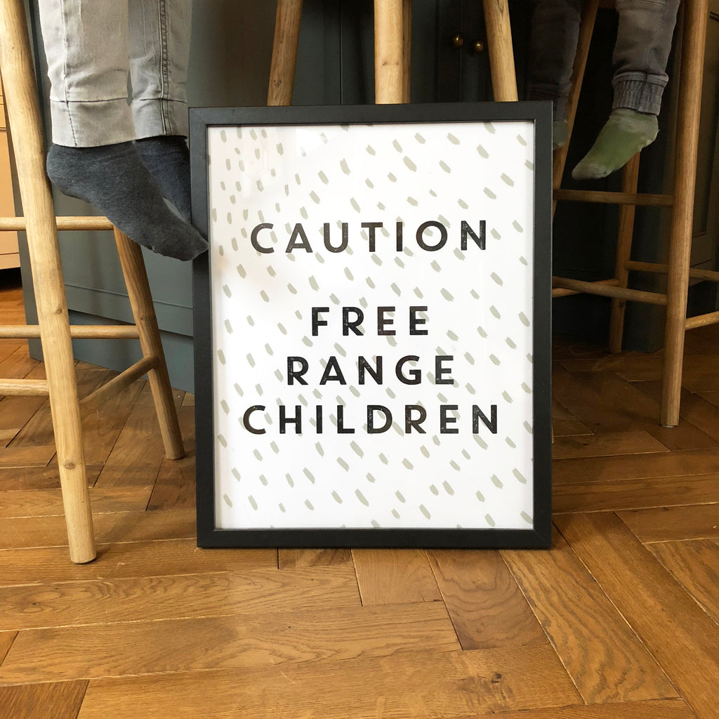Free Range Children Print