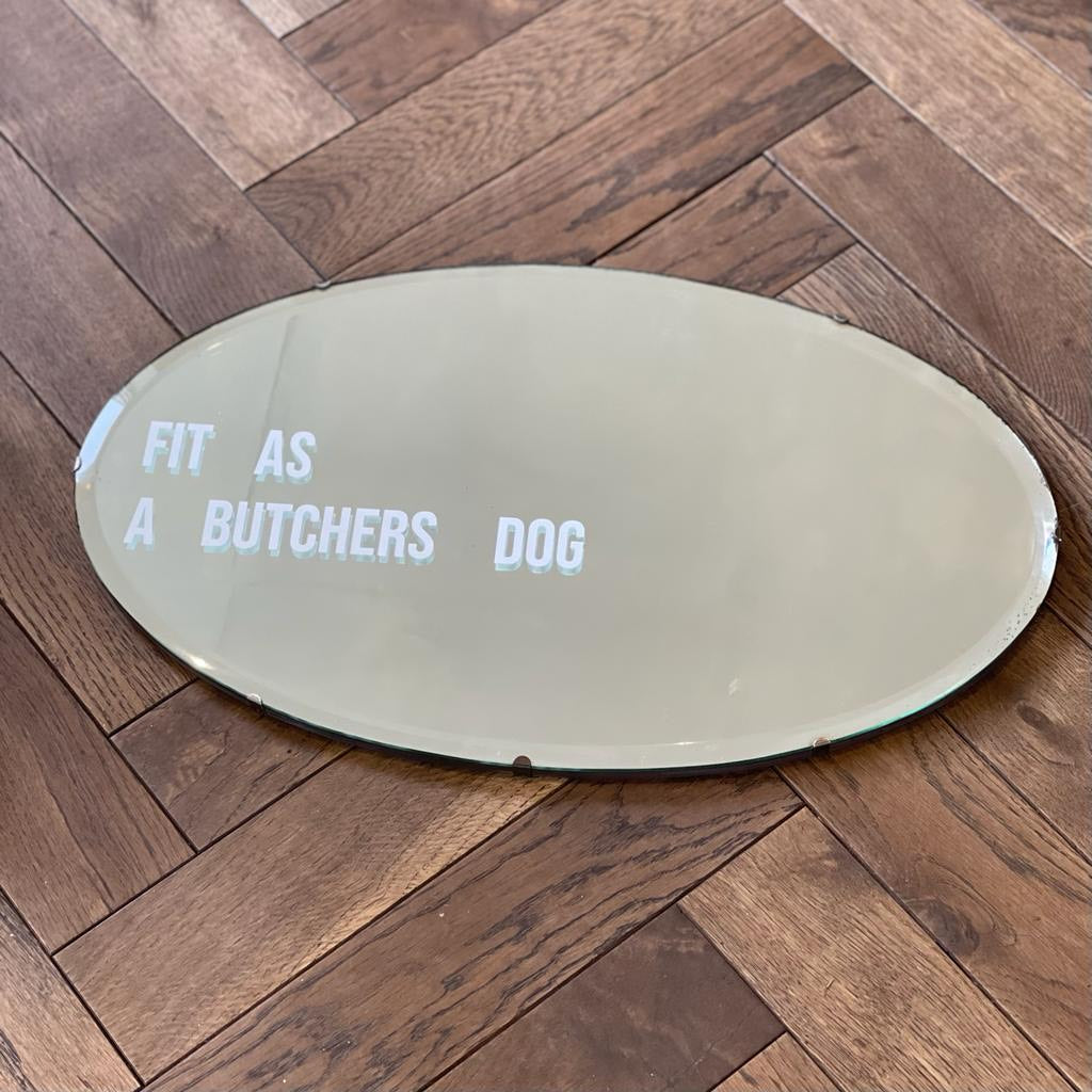 Butchers dog mirror