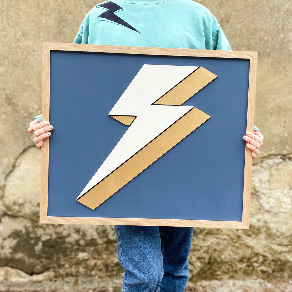 Large Painted Flash Sign
