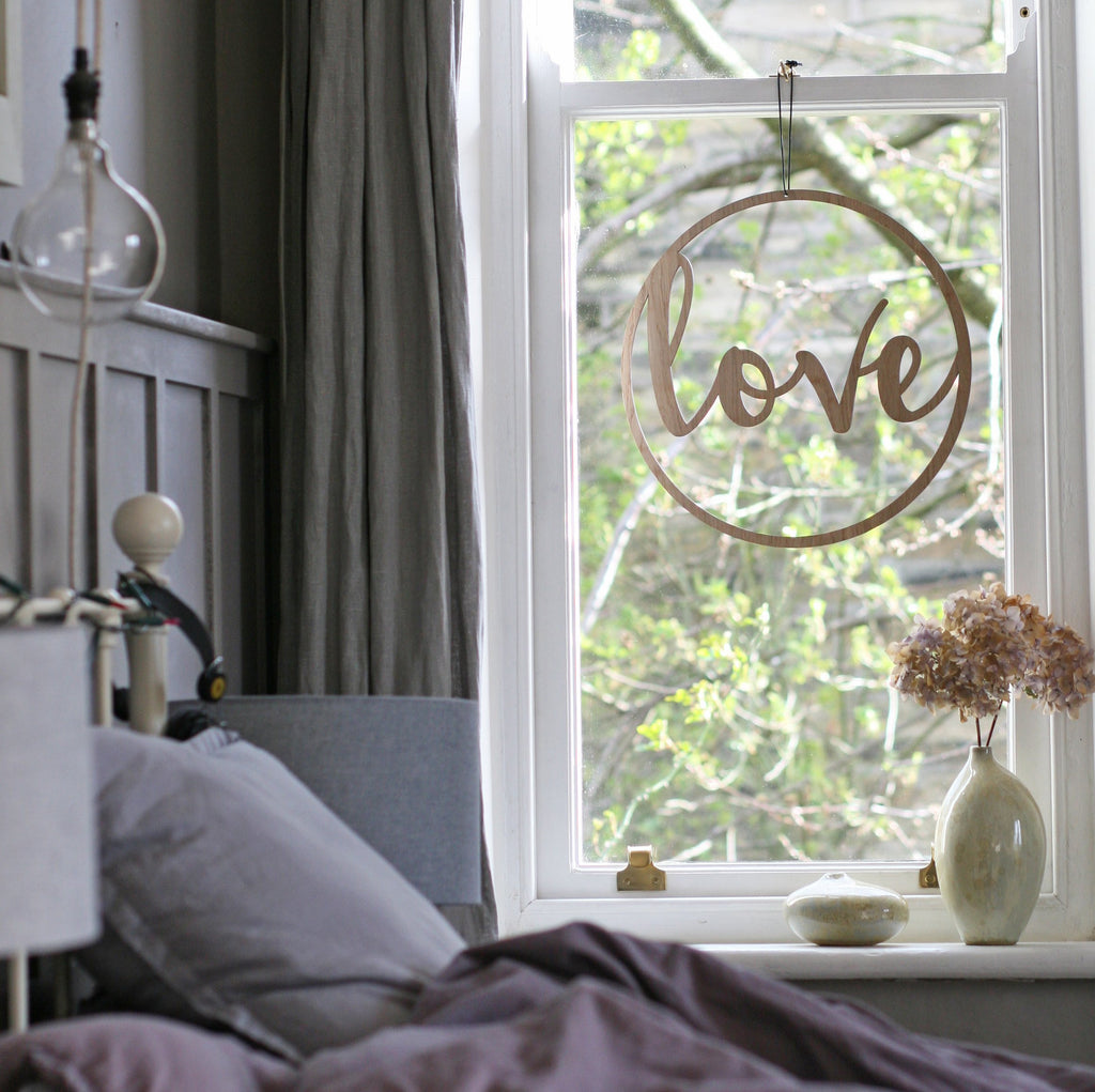 LOVE Window Hanging