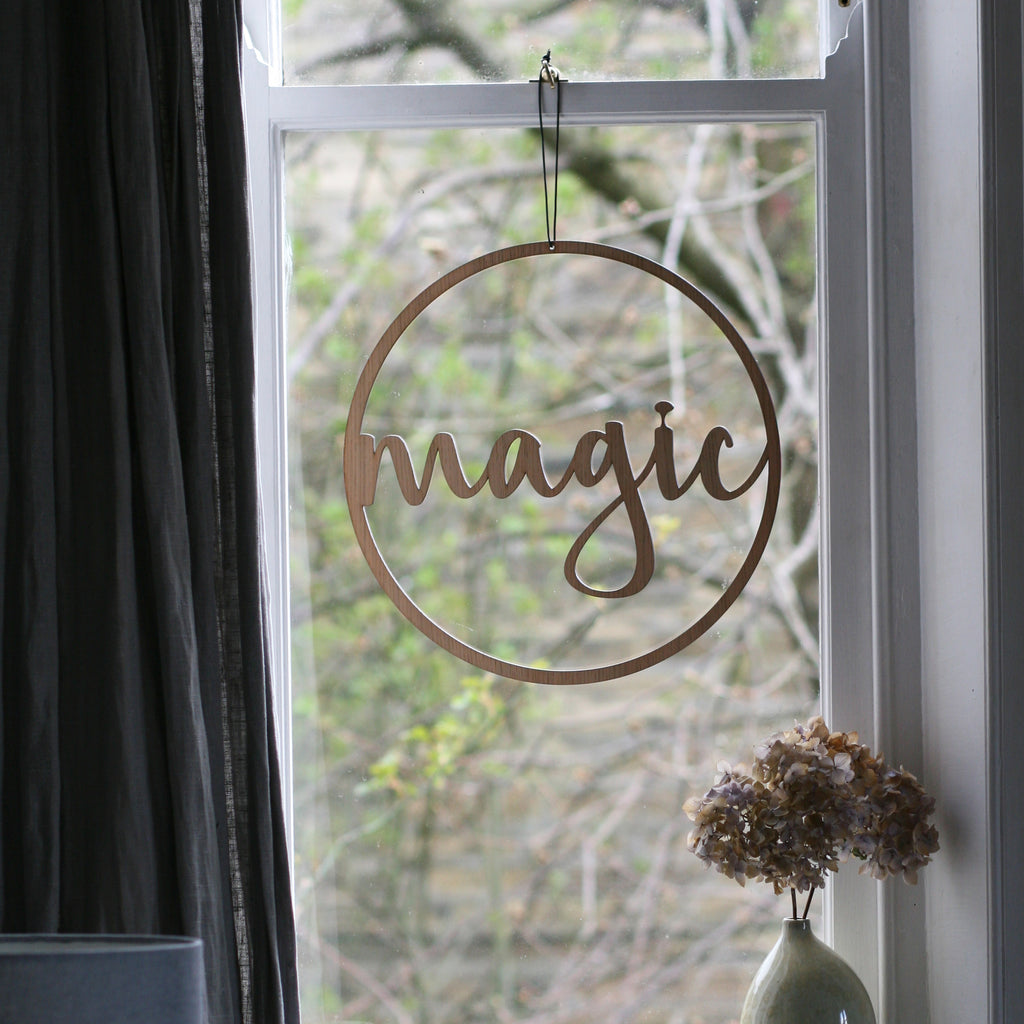MAGIC Window Hanging