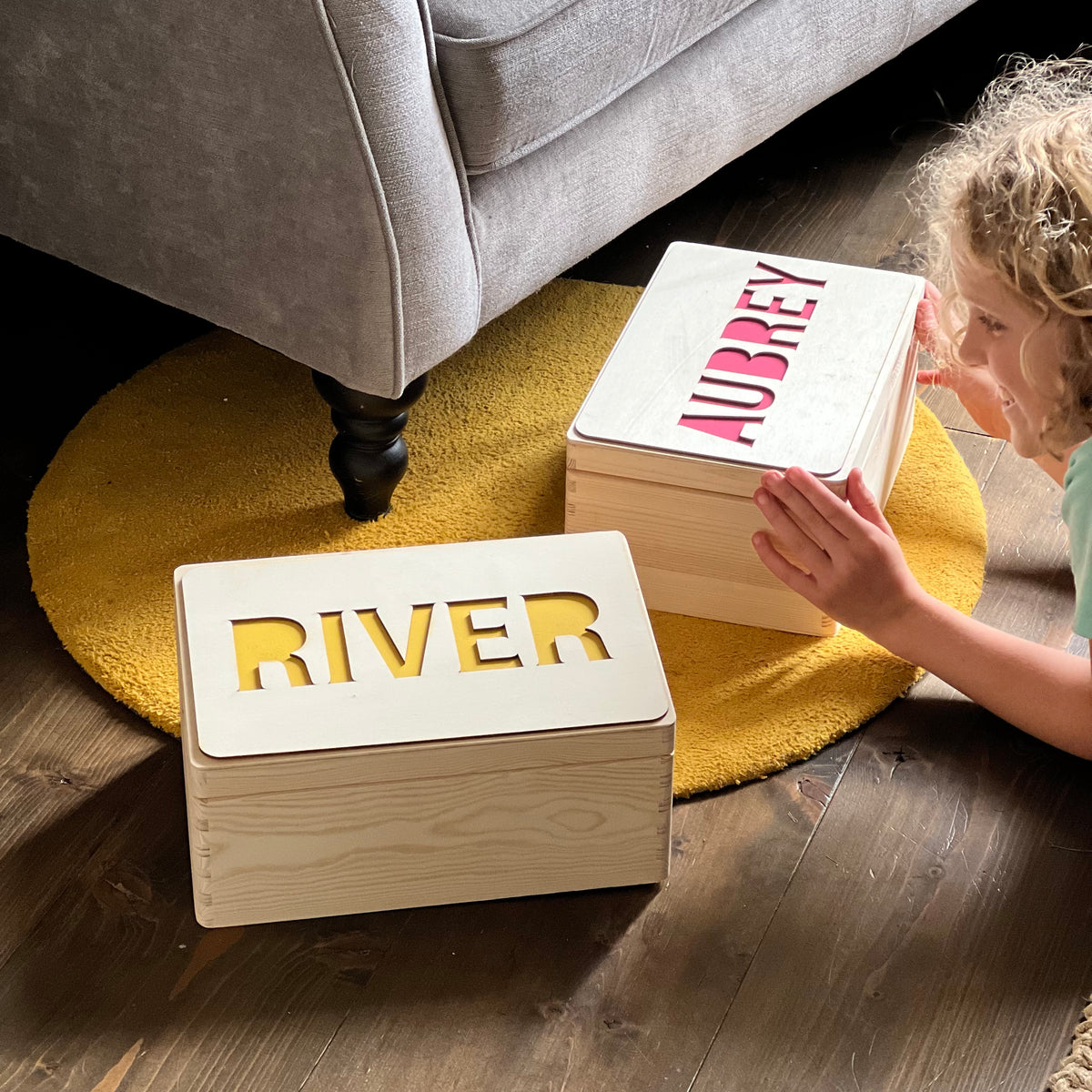 Wooden Name Keepsake Box – Modo Creative