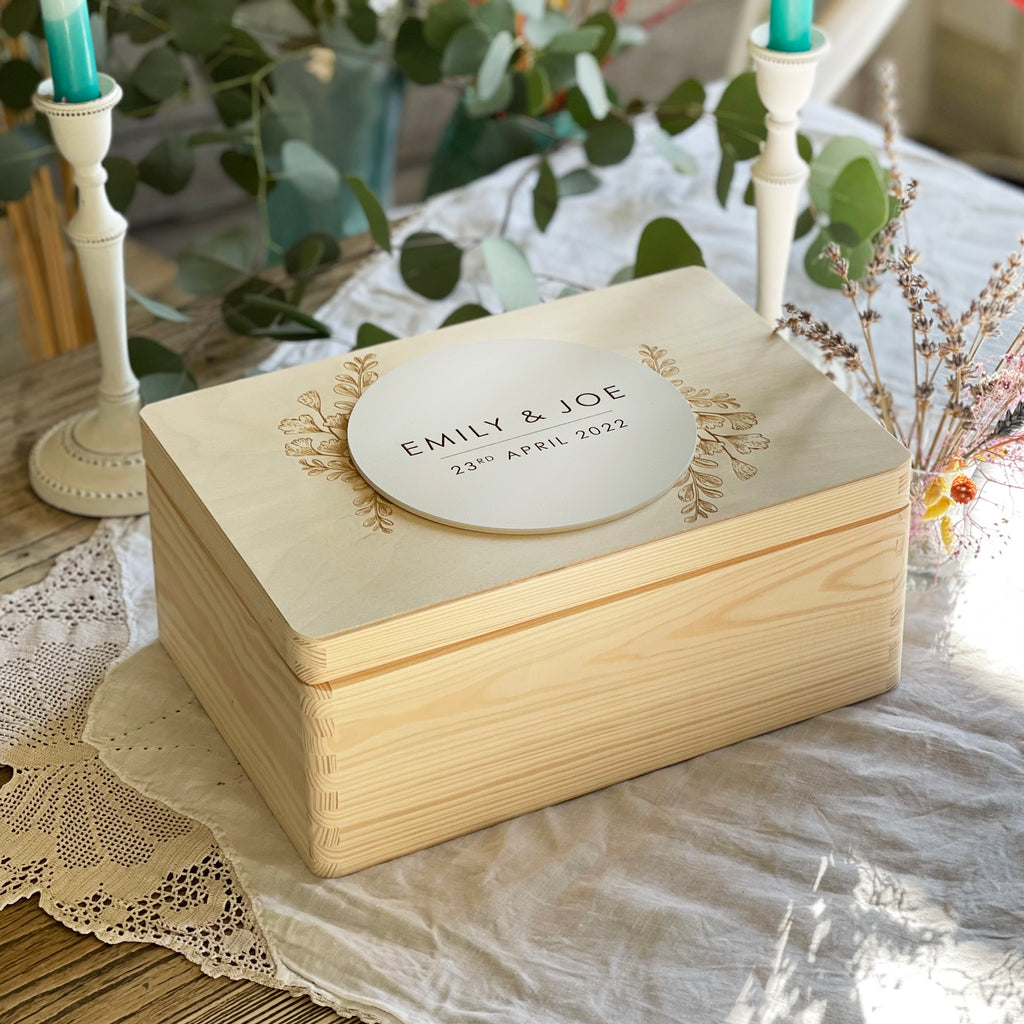 Wedding Memory Keepsake Box