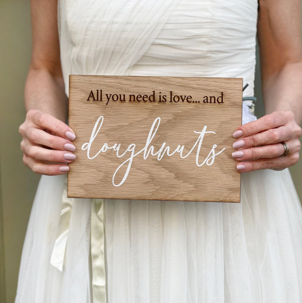 Personalised Wedding Wooden Sign Bundle