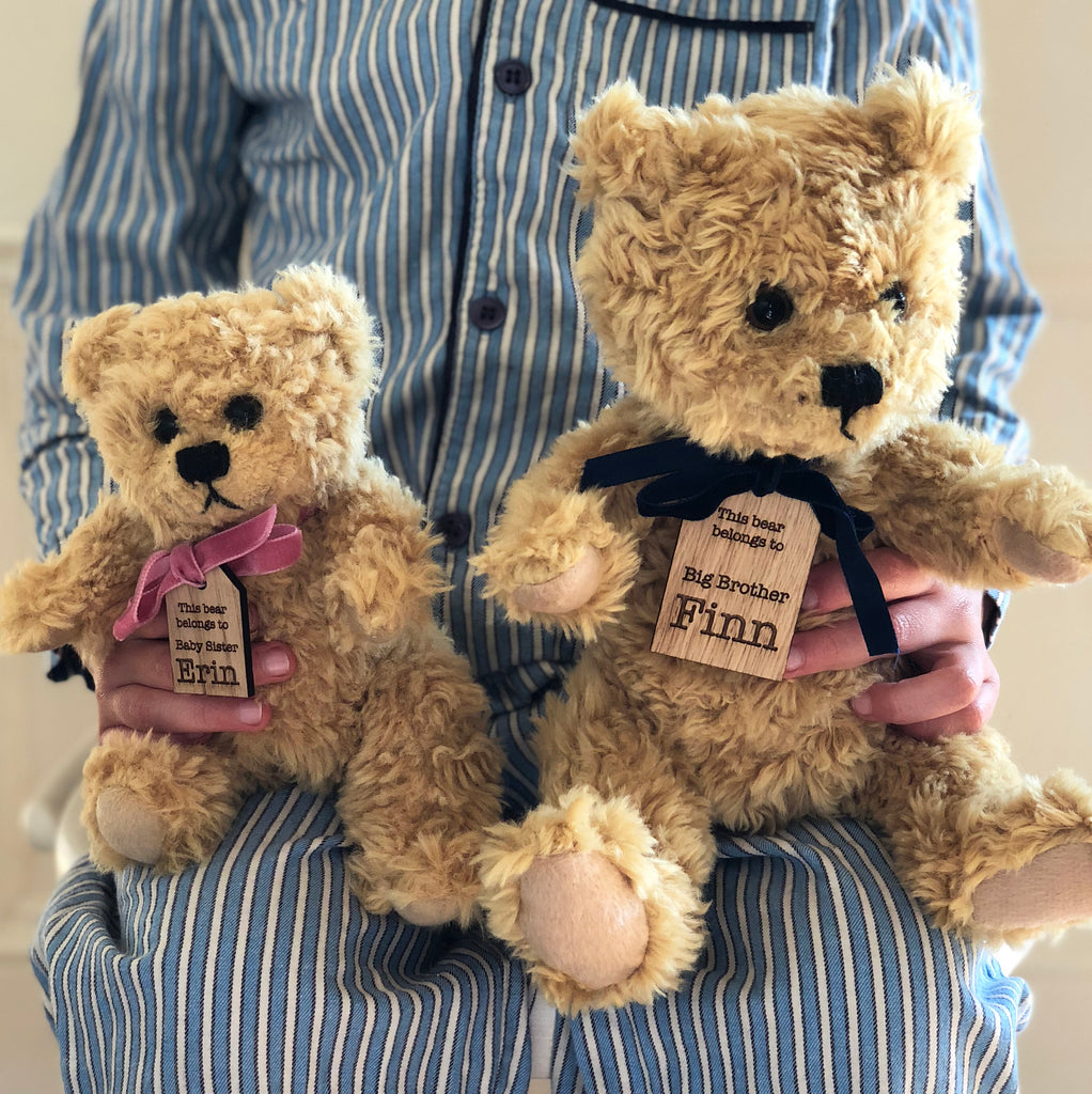 Personalised Siblings Teddy Bears