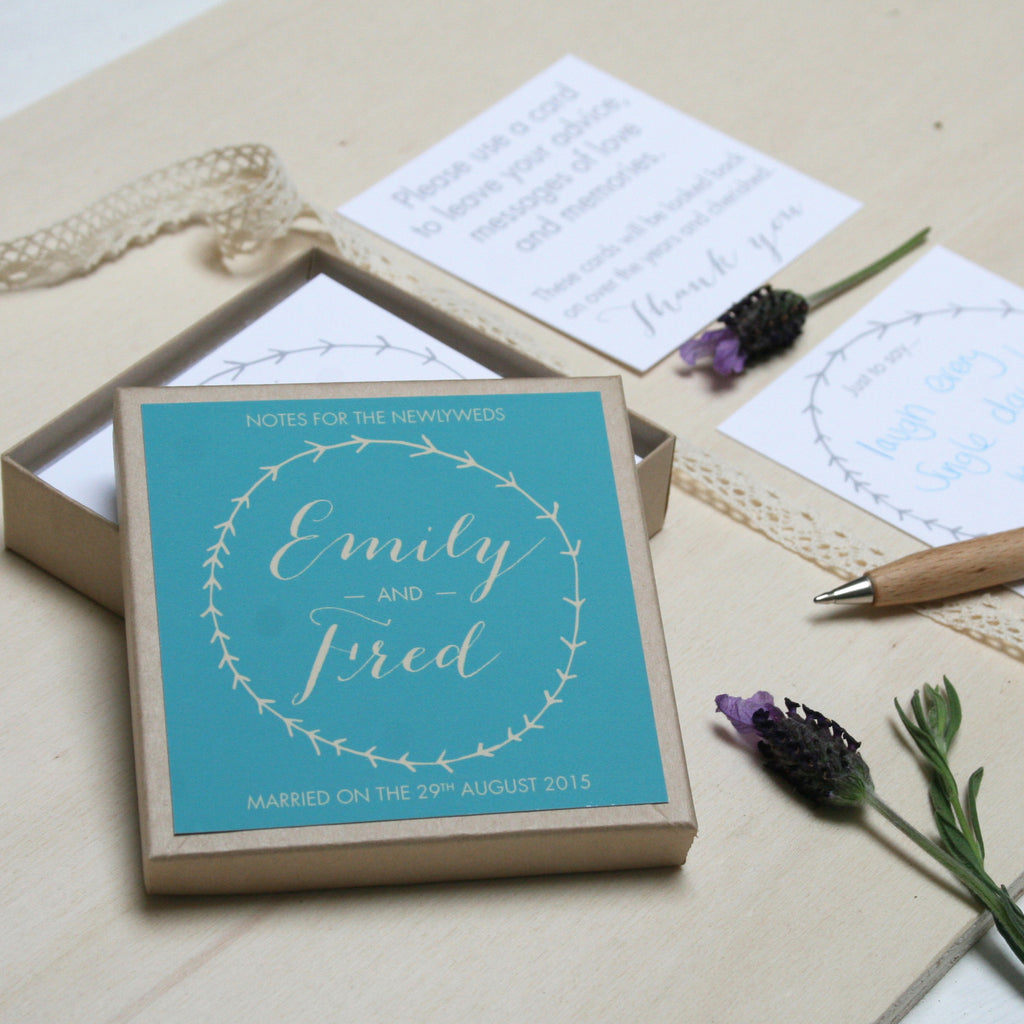 Personalised Wedding Guest Message Box
