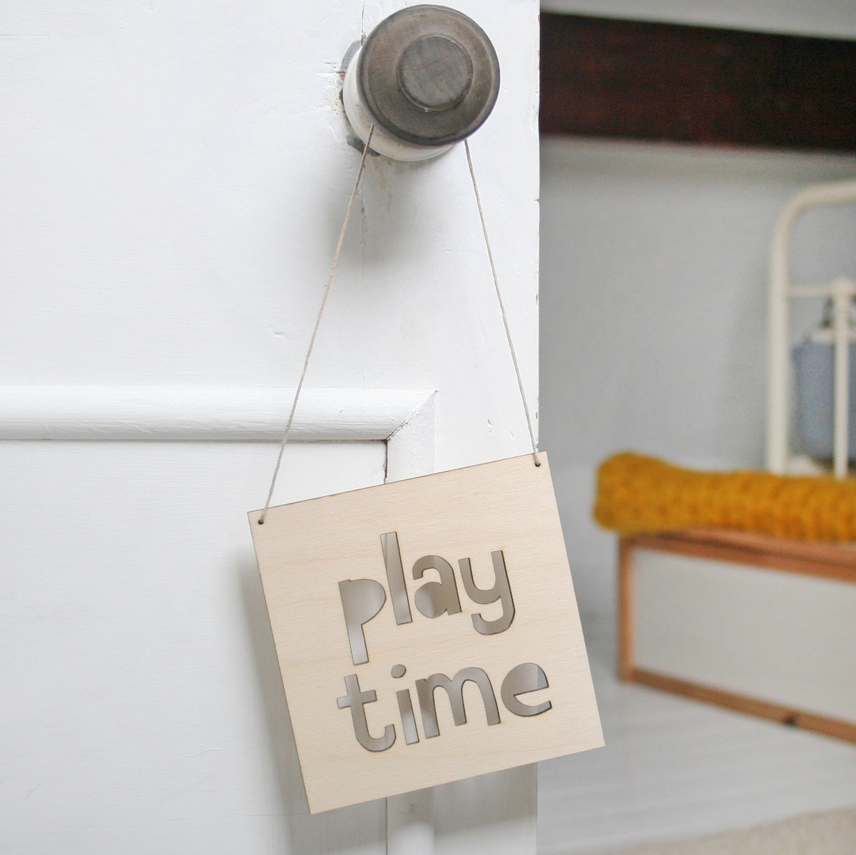 Play Time Wooden Hanging Sign – Modo Creative
