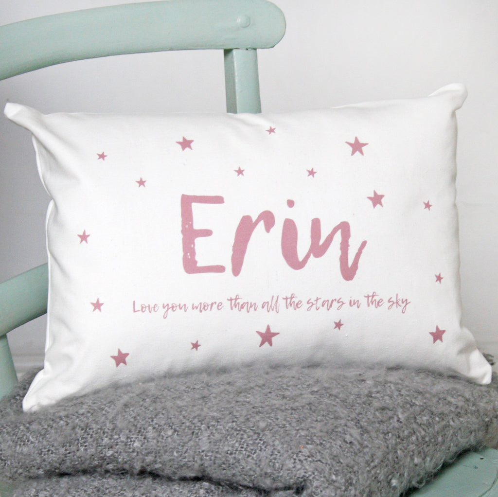Personalised Star Name Cushion 3